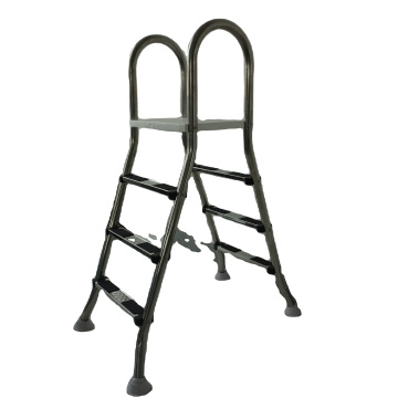 Factory supply foldable easy store step ladder SL series 4 steps folding pool ladder steps for swimming pool